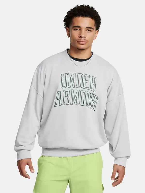 Under Armour Men's sweatshirt Under Armour UA Icon HWT Terry OS Crew-GRY - Men's