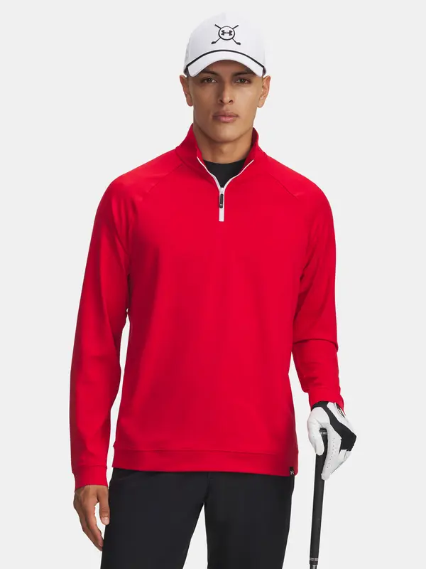 Under Armour Men's sweatshirt Under Armour UA Midlayer QZ LB-RED - Men's
