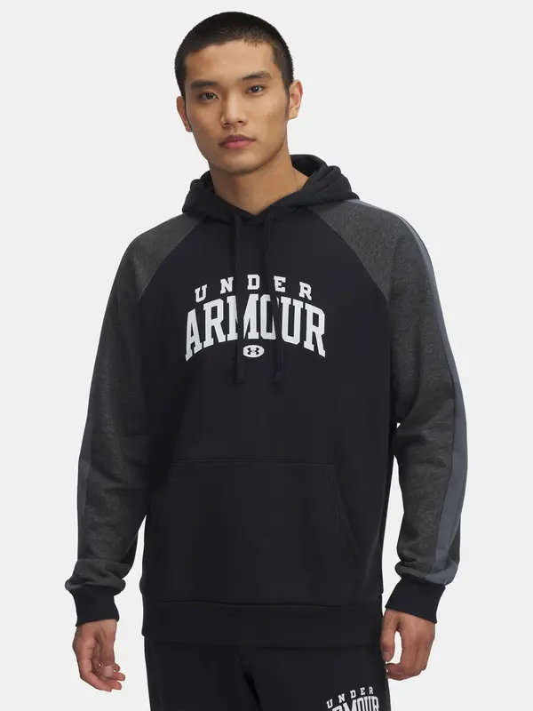 Under Armour Men's sweatshirt Under Armour UA Rival Flc CB Hood-BLK - Men's