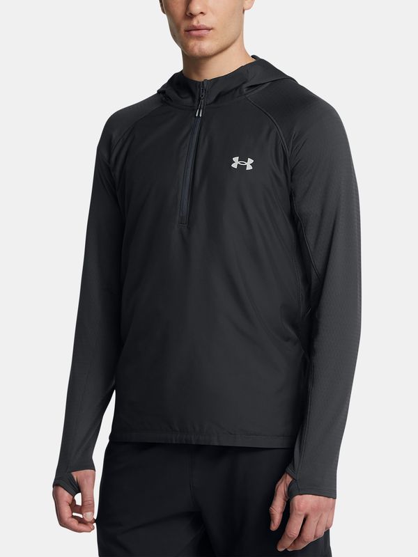 Under Armour Men's sweatshirt Under Armour UA TRAIL RUN HOODIE-GRY - Men's