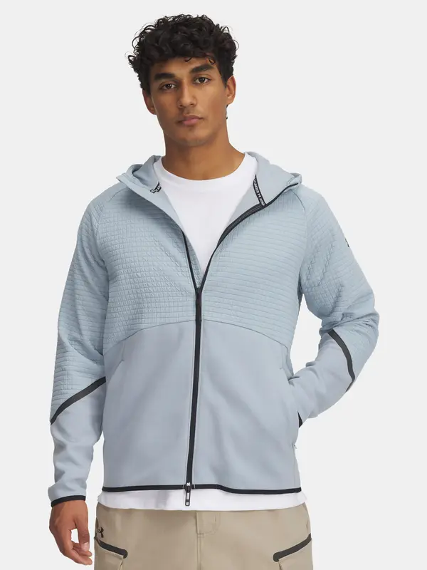 Under Armour Men's sweatshirt Under Armour UA Unstoppable Flc Grid FZ - Men's