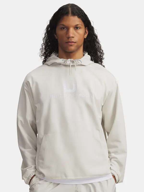 Under Armour Men's sweatshirt Under Armour UA Unstoppable Wvn Hoodie-WHT - Men's