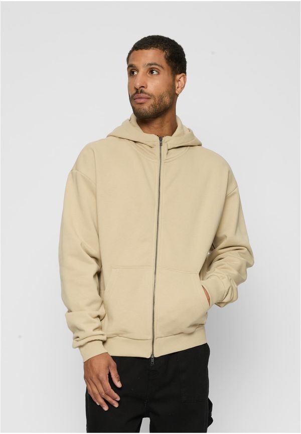 Urban Classics Men's sweatshirt with high zip collar cream