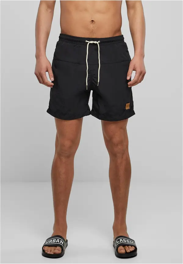 Urban Classics Men's Swimsuit Block 2-Pack Blue+Black
