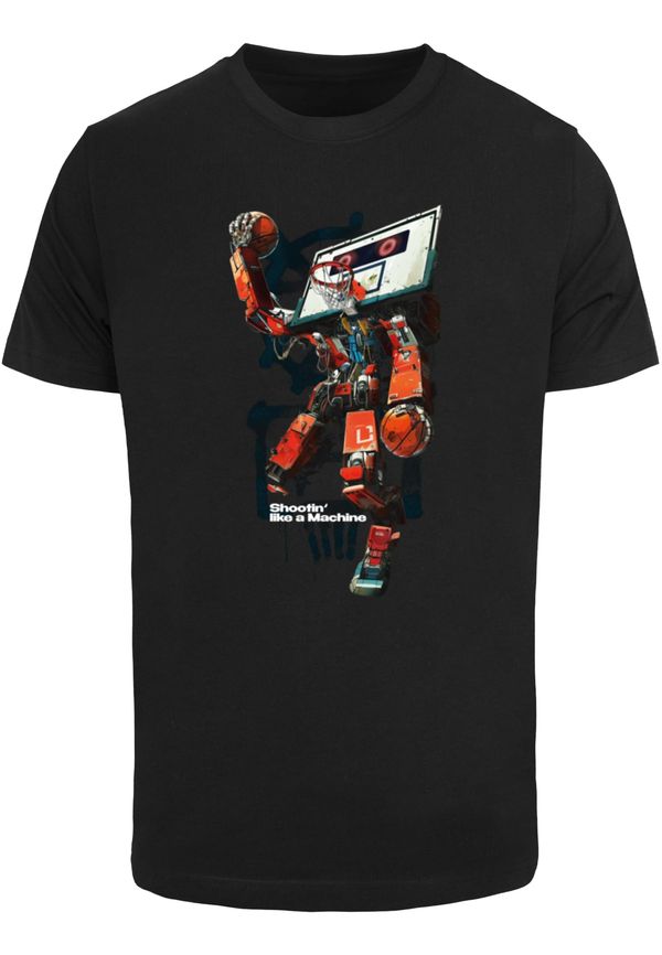 Mister Tee Men's T-shirt Bball Robot black