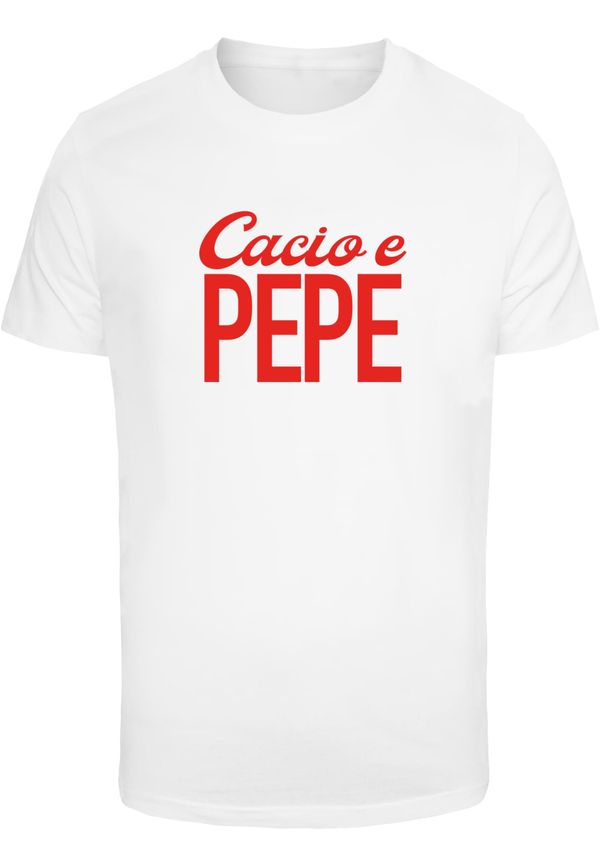 Mister Tee Men's T-shirt Cacio Pepe white