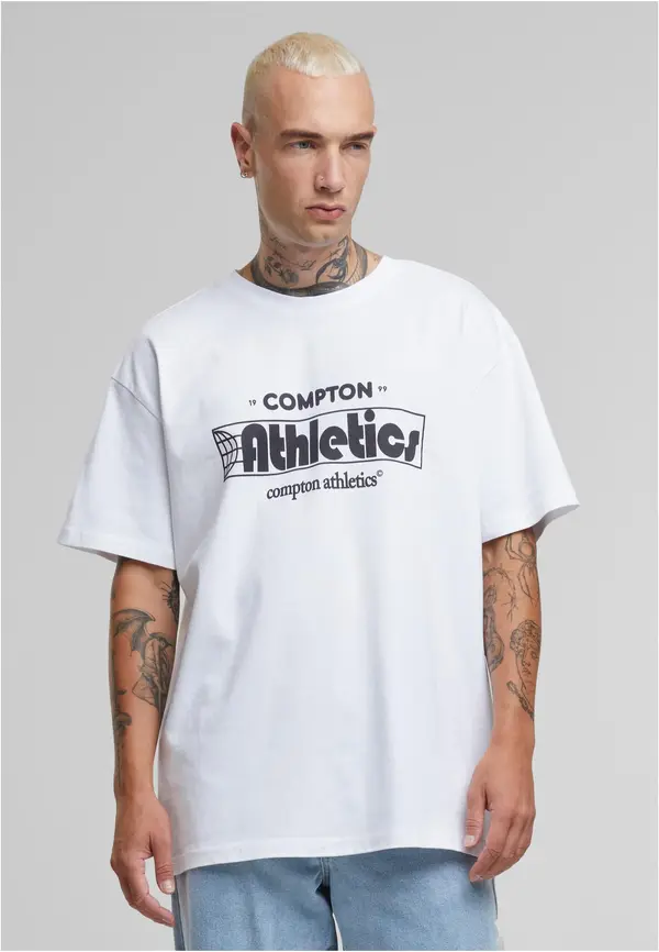 Mister Tee Men's T-shirt Compton Athletic Club Oversize white