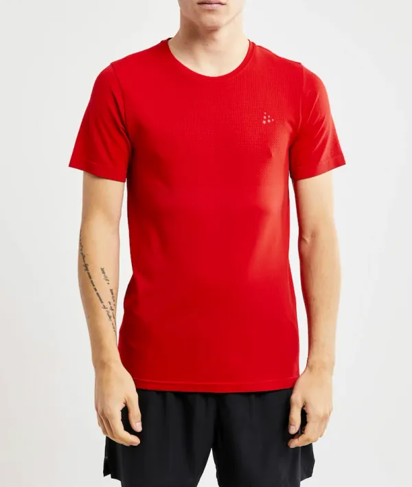 Craft Men's T-Shirt Craft Fuseknit Light SS Red XL