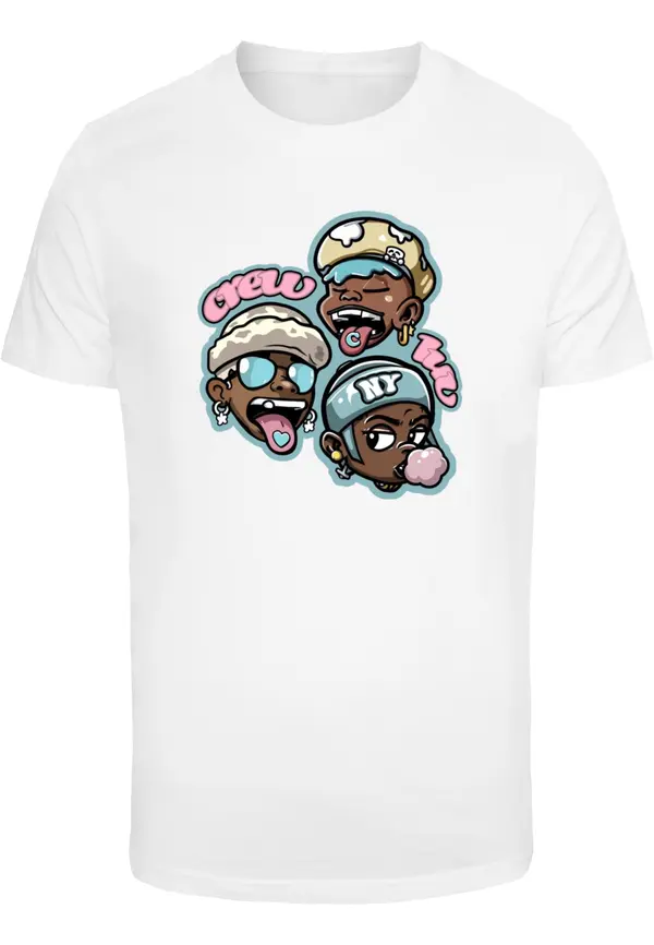 Mister Tee Men's T-shirt Crew Luv white