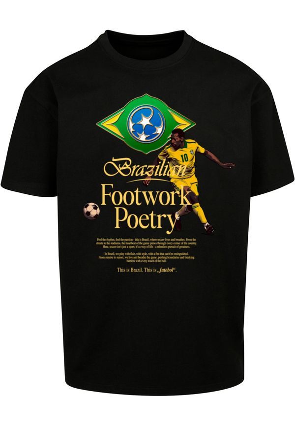 Mister Tee Men's T-shirt Footwork Poetry Oversize black