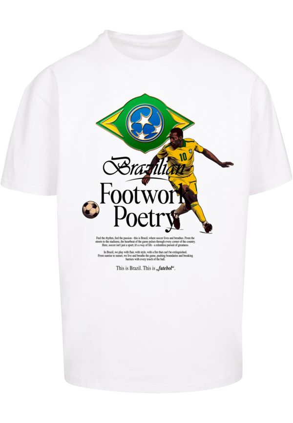 Mister Tee Men's T-shirt Footwork Poetry Oversize white