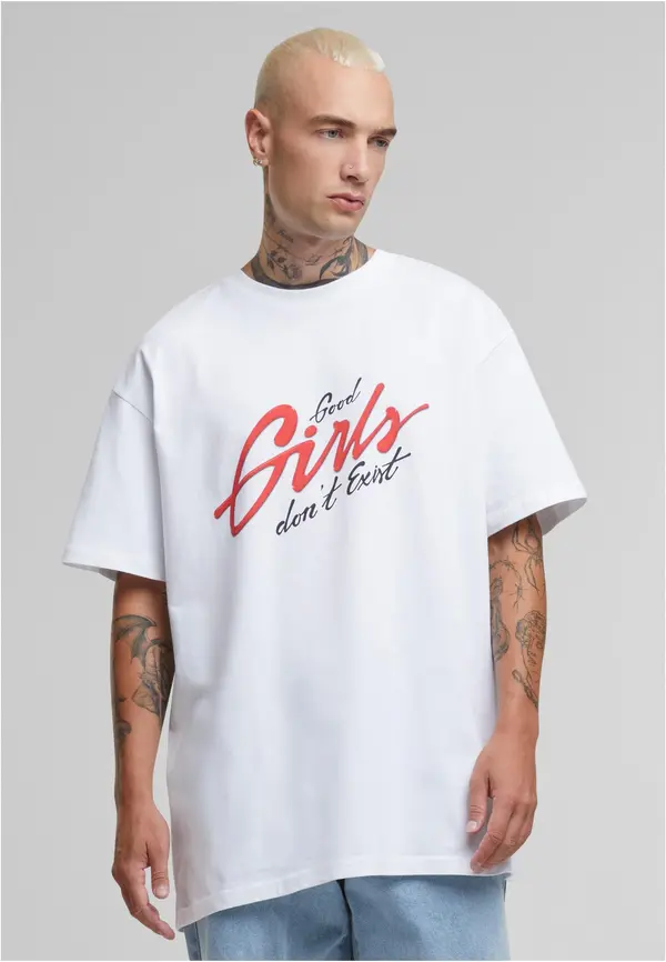 Mister Tee Men's T-shirt Good Girls White