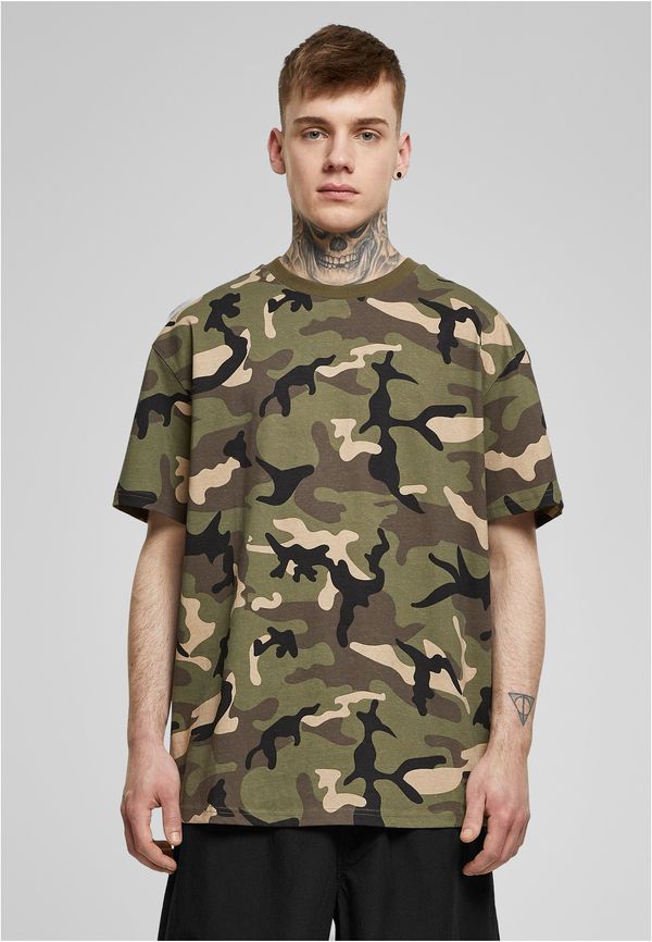 Urban Classics Men's T-shirt Heavy Oversized Camo Tee forest camouflage