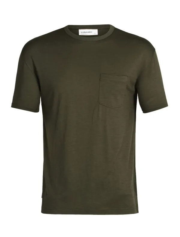 Icebreaker Men's T-Shirt Icebreaker Granary SS Pocket Tee Loden