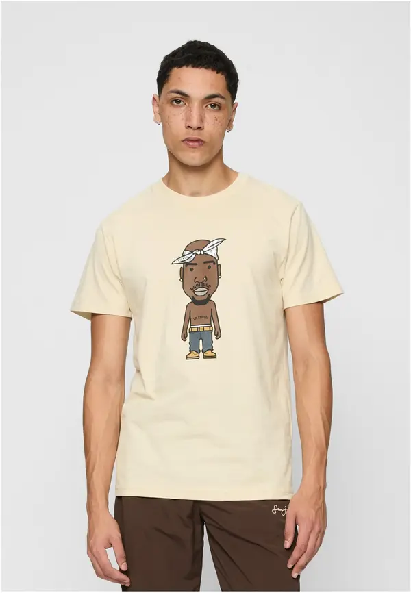 Mister Tee Men's T-shirt LA Sketch sand