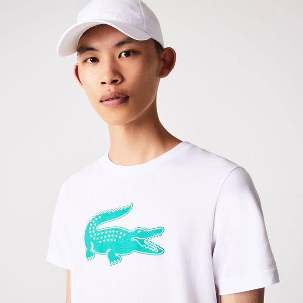 Lacoste Men's T-shirt Lacoste Core Performance Light White/Green M