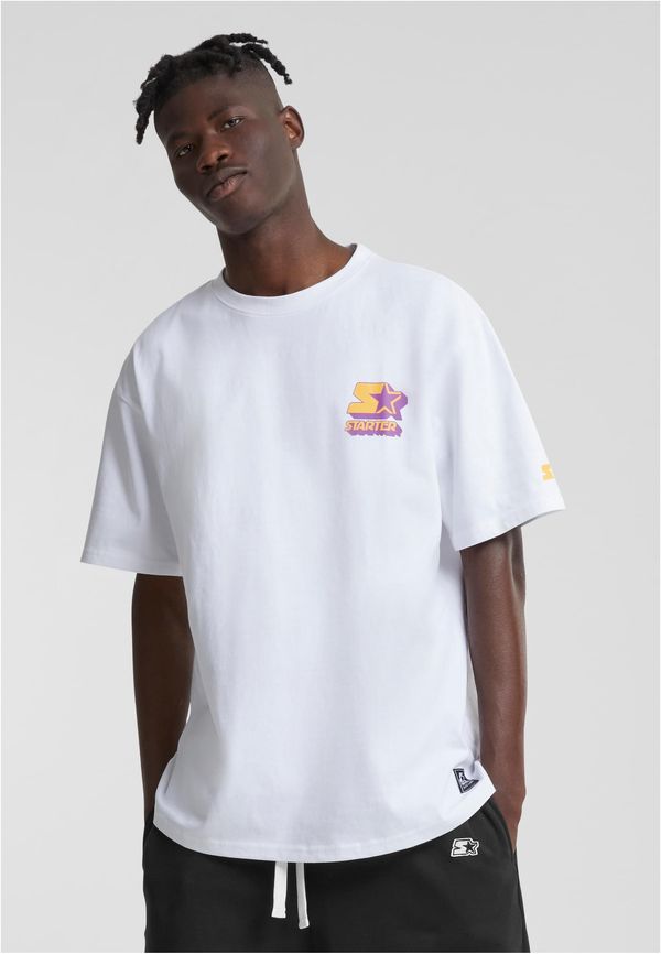 Starter Black Label Men's T-shirt Logo Canvas Belt white