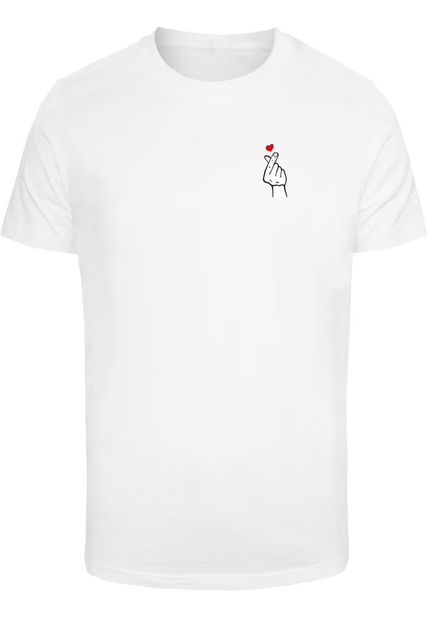 Mister Tee Men's T-shirt Love Sign Tee 2.0 white