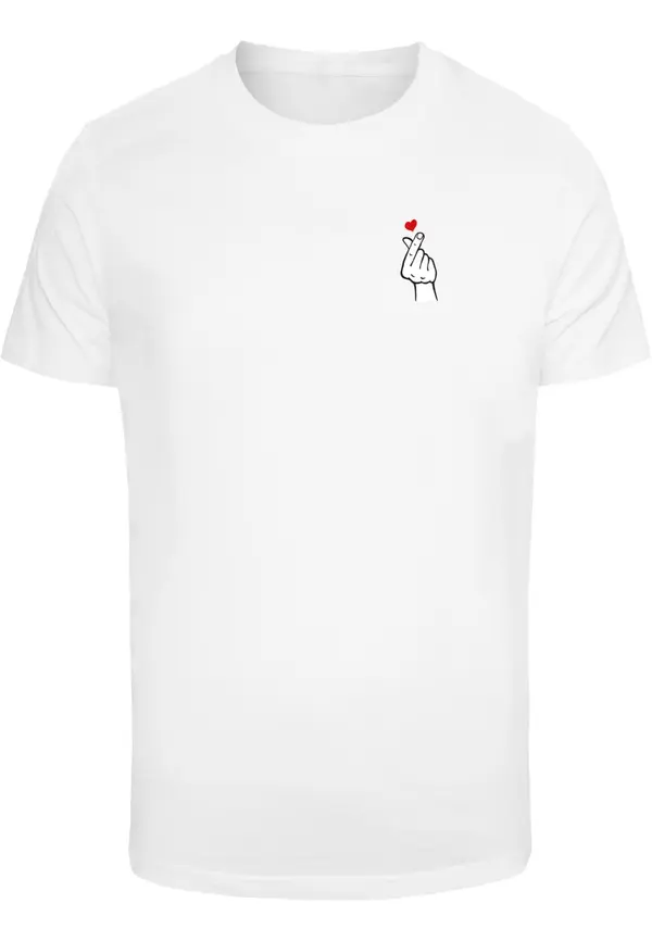 Mister Tee Men's T-shirt Love Sign Tee 2.0 white