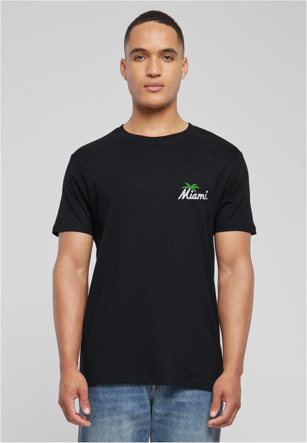 Mister Tee Men's T-shirt Miami Palm Tree EMB black