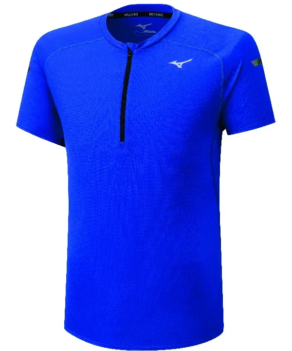 Mizuno Men's T-shirt Mizuno Solarcut ER Trail HZ Tee blue, M