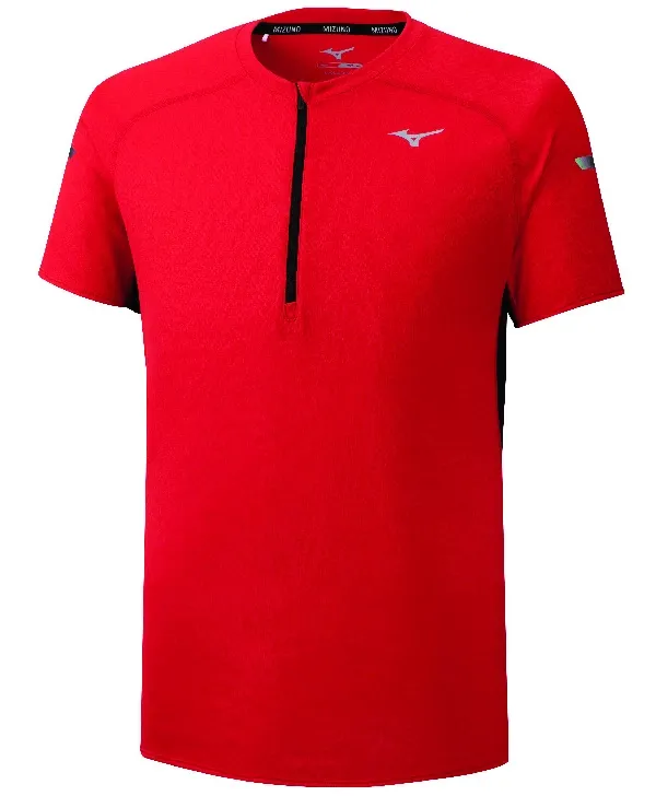 Mizuno Men's T-shirt Mizuno Solarcut ER Trail HZ Tee red, L