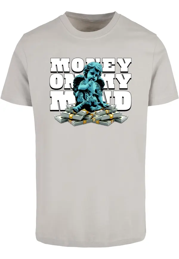 Mister Tee Men's T-shirt Money On My Mind light asphalt