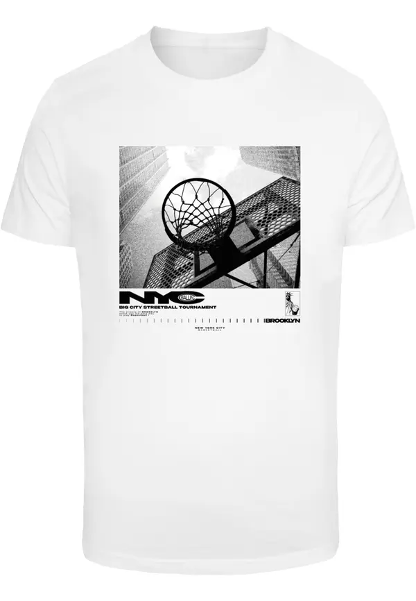 Mister Tee Men's T-shirt NYC Ballin - white