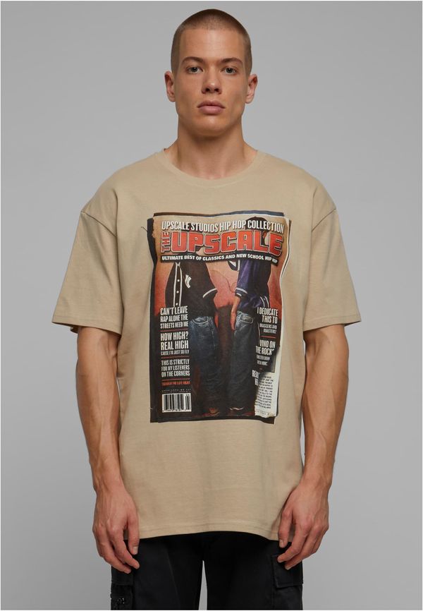 Mister Tee Men's T-shirt oversize Upscale Magazine sand