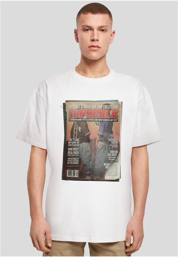 Mister Tee Men's T-shirt oversize Upscale Magazine white