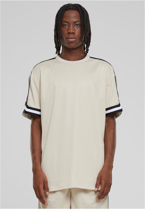 UC Men Men's T-shirt Oversized Stripes Mesh - cream