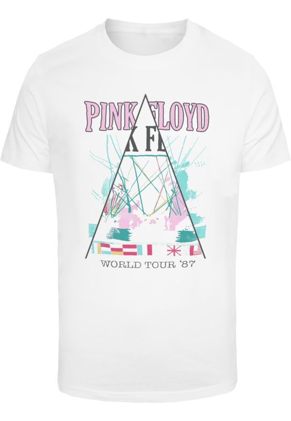 Merchcode Men's T-shirt Pink Floyd World Tour 87 white