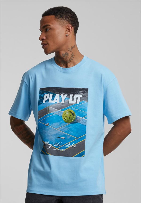 Mister Tee Men's T-shirt PlayLit blue