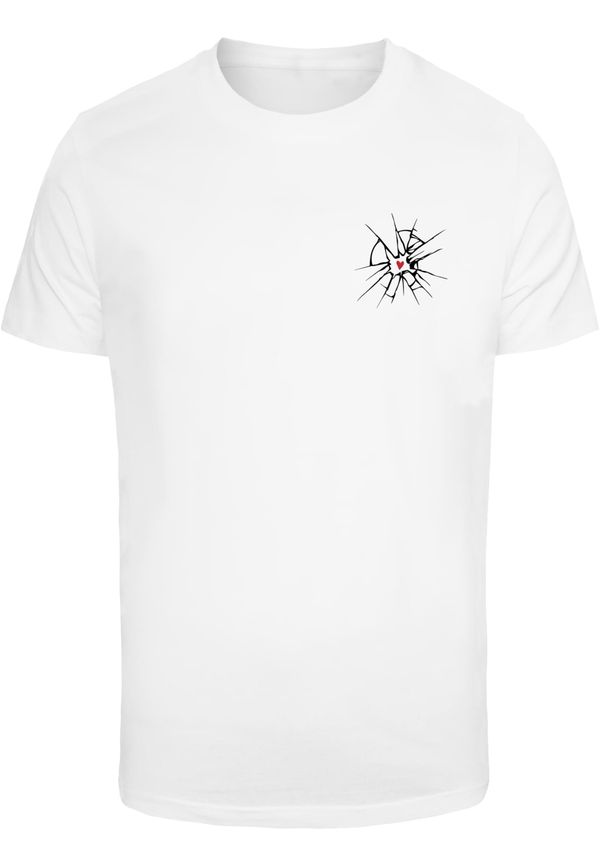 Mister Tee Men's T-shirt Shattered Glass white