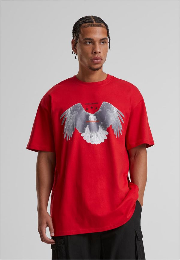 Mister Tee Men's T-shirt Sick Eagle Heavy Oversize red