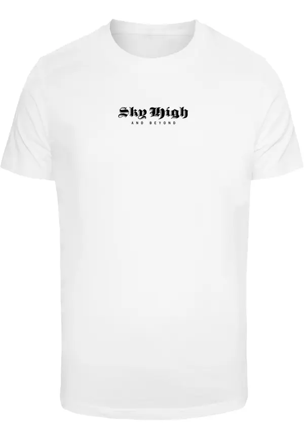 Mister Tee Men's T-shirt Sky High white