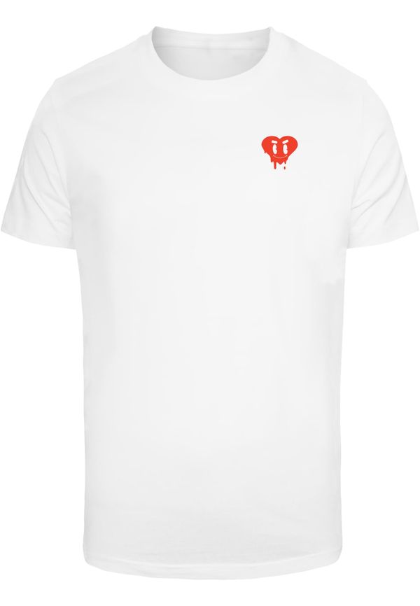 MT Men Men's T-shirt Smiley Drip - white