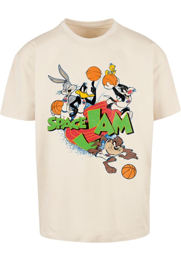 Merchcode Men's T-shirt Space Jam Team Oversize beige