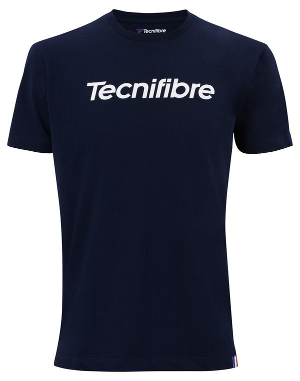 Tecnifibre Men's T-shirt Tecnifibre Club Cotton Tee Marine L