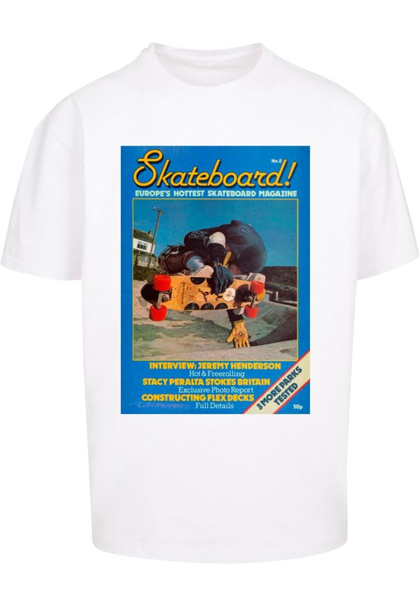 Merchcode Men's T-shirt The Skateboard Magazine Cover No 8 white