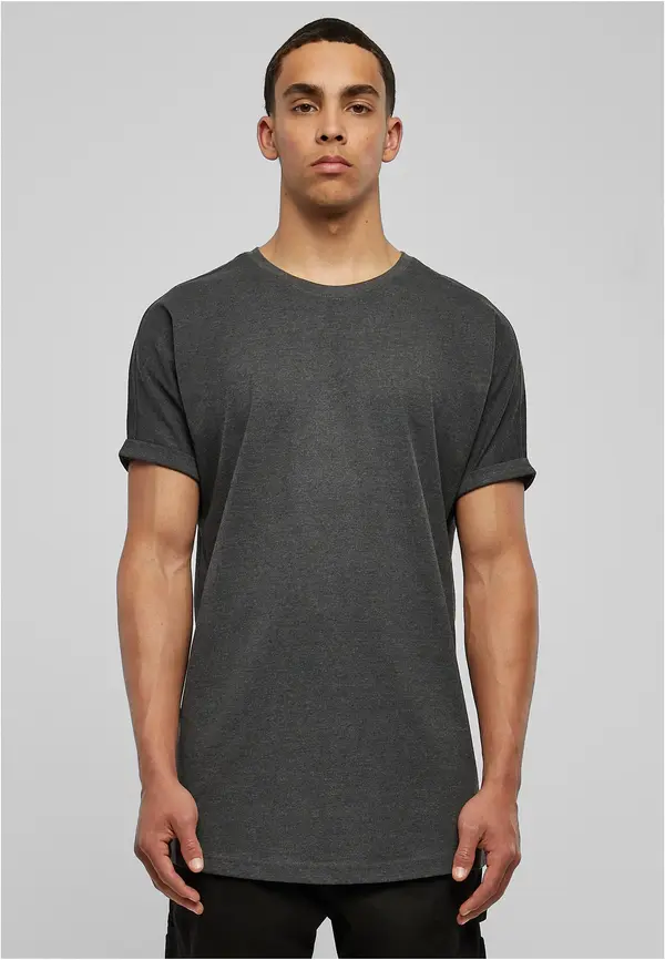 Urban Classics Men's T-shirt Turnup Tee - gray
