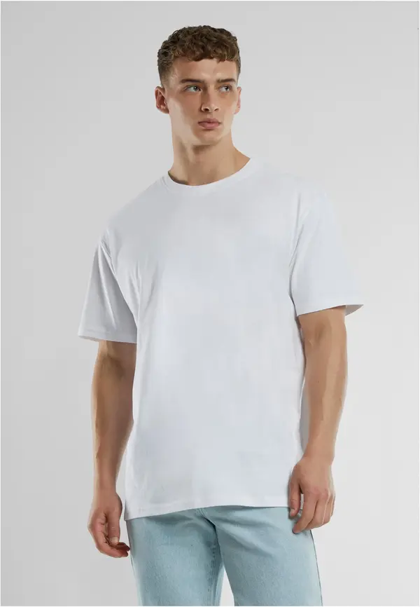 Urban Classics Men's T-shirt UC Signature Logo white