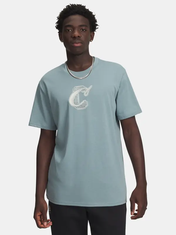 Under Armour Men's T-shirt Under Armour Curry Verbiage Tee 1-GRN - Men's