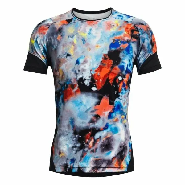 Under Armour Men's T-shirt Under Armour Rush 2.0 Print SS Concrete XXL
