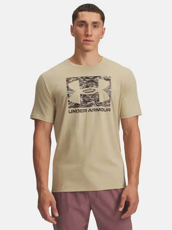 Under Armour Men's T-shirt Under Armour UA ABC CAMO BOXED LOGO SS-BRN - Men's