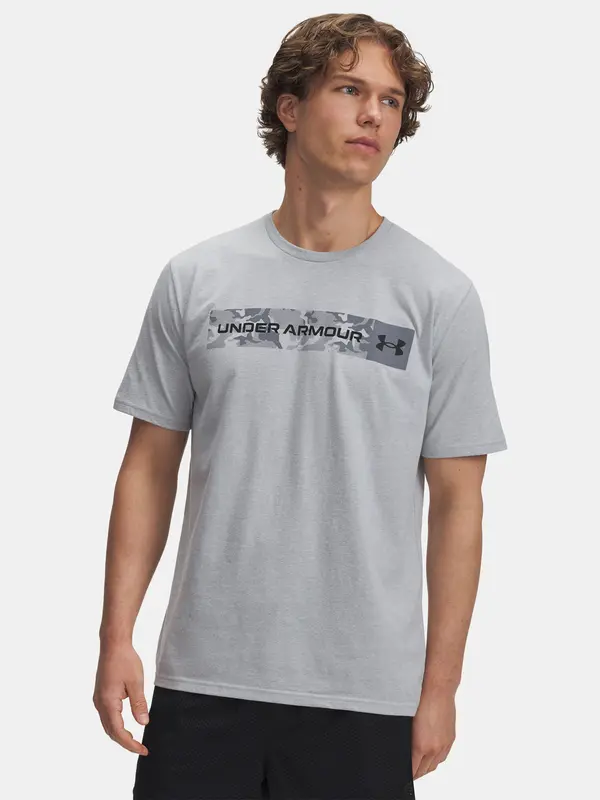 Under Armour Men's T-shirt Under Armour UA CAMO CHEST STRIPE SS-GRY - Men's