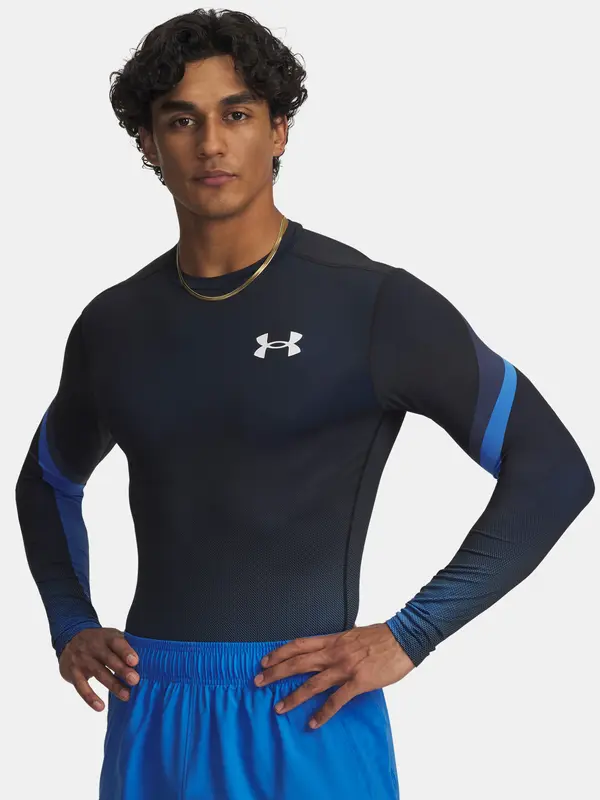 Under Armour Men's T-shirt Under Armour UA Heatgear Sub Crew LS-BLU - Men's