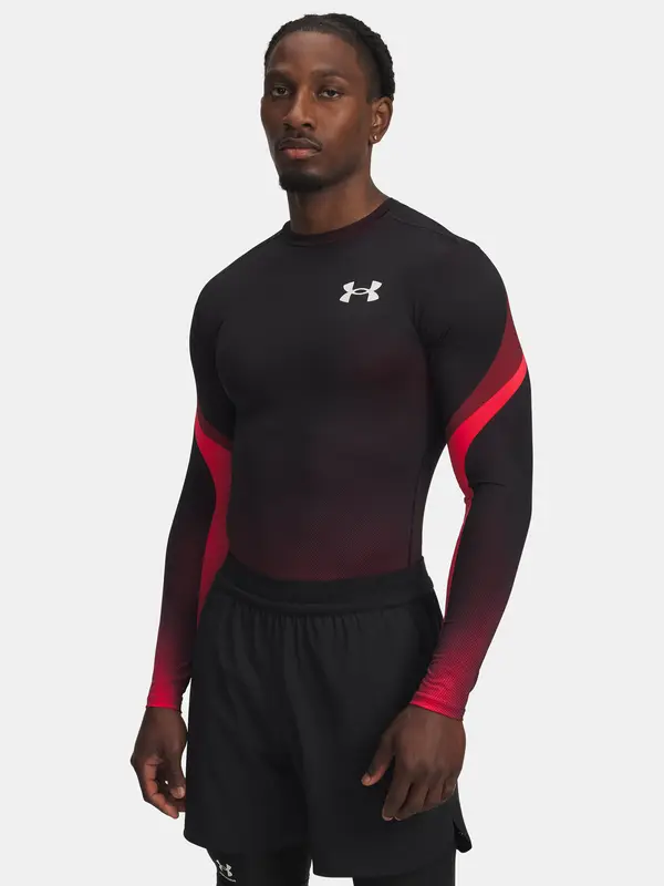 Under Armour Men's T-shirt Under Armour UA Heatgear Sub Crew LS-RED - Men's