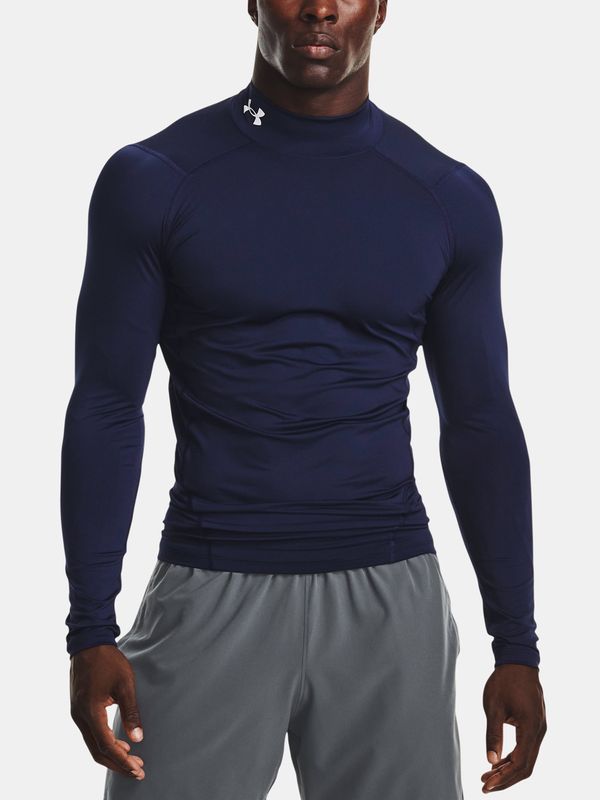 Under Armour Men's T-shirt Under Armour UA HG Armour Comp Mock LS-BLU - Men