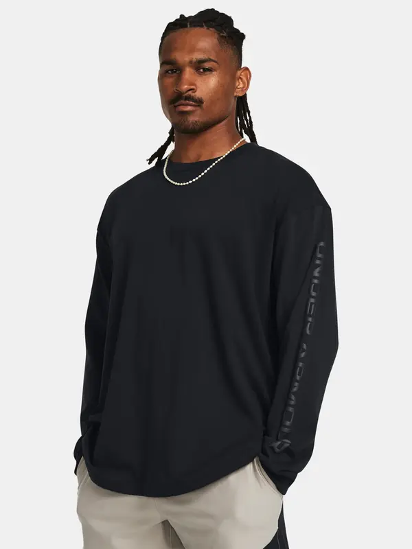 Under Armour Men's T-shirt Under Armour UA HW TONAL WORDMARK LS-BLK - Men's